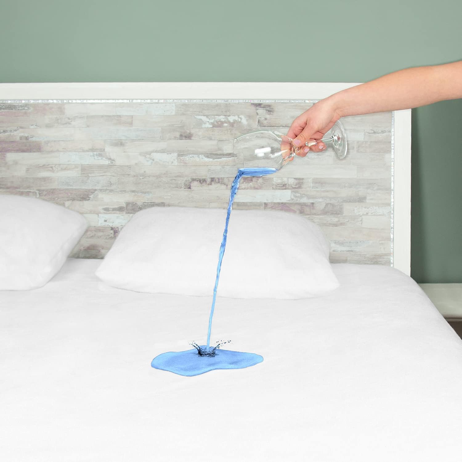 100% Waterproof Mattress Protector Terry Top - Extra Deep 30cm Fitted - Super Absorbent - Machine Washable